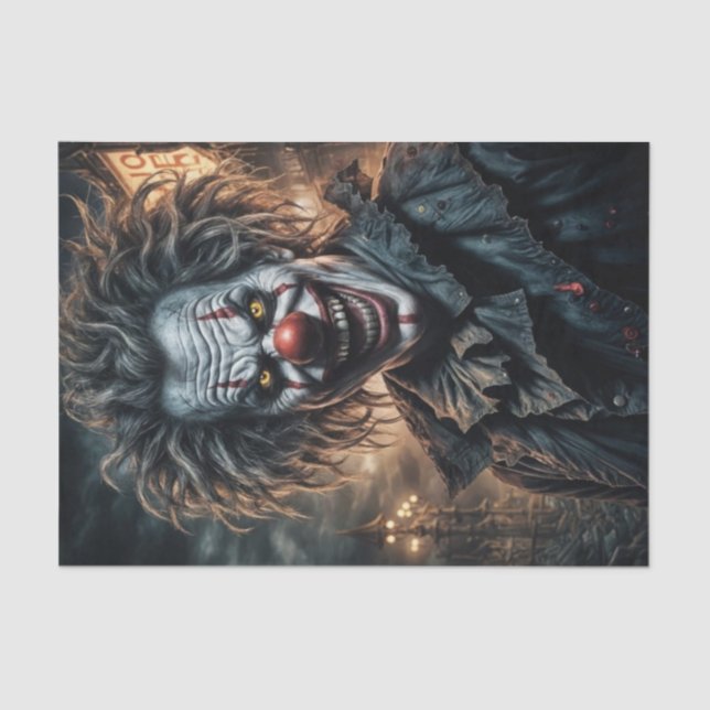 Palhaço de Carnaval Torcido | Papel de dissociação (Frente )