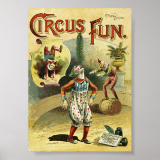 Palhaços de Diversão de Circo - Poster de Circo Vi