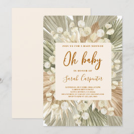 Palhaços secos lunária Chá de fraldas convite