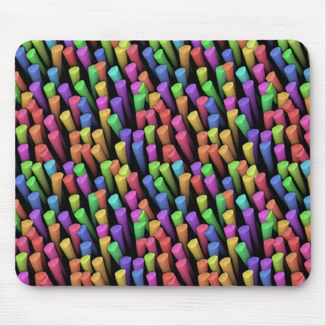 Palhetas do giz 1 Mousepad (Frente)