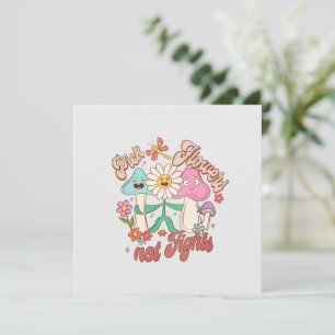 Palhetas, Não Lutas Cogumelo e Floral