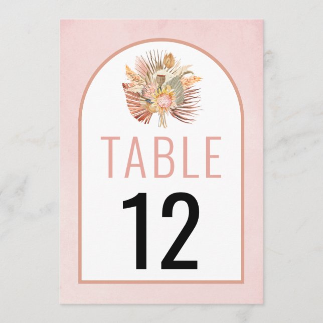 Palhetas secas e casamentos cor-de-rosa-macia com  (Frente)