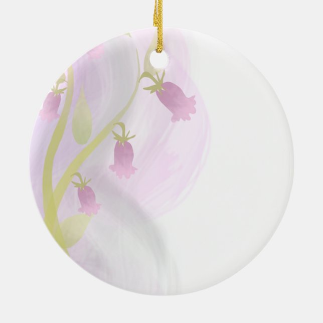 Pálido Cor de Água Lavar Ornamento Cerâmico (Traseira)