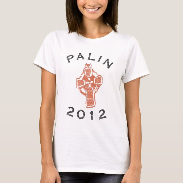 Palin 2012 Longa Folga Camisa Multas (Frente)
