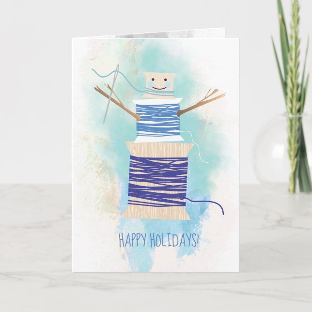 Palitos de costura de fio de agulha cartão de Nata (Frente)