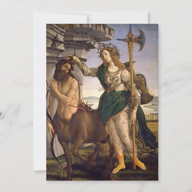 Pallas e o Centauro | Botticelli (Frente)