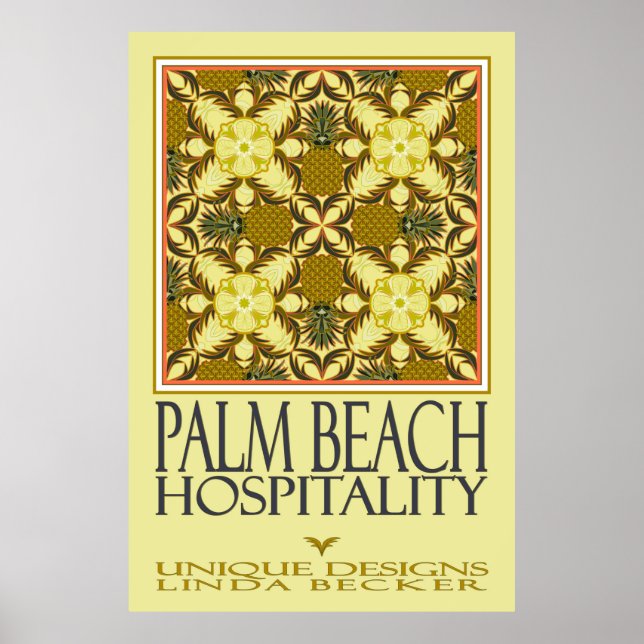 Palm Beach Hospitalidade Poster (Frente)