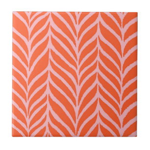 Palm deixa o padrão laranja e rosa
