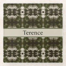 Palm Leaf Shadow Army Green, personalizável