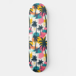 Palm legal Summer Beach Projetado em skate