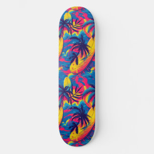 Palm legal Summer Beach Projetado em skate