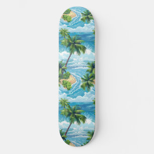 Palm legal Summer Beach Projetado em skate