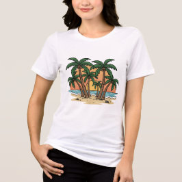 Palm Paradise – Sunset Palm Scene T-Shirt