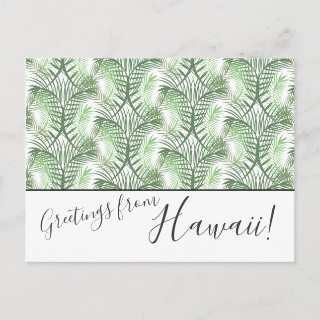 Palm Sai Nós Movemos Cartões Postes No Havaí (Frente)