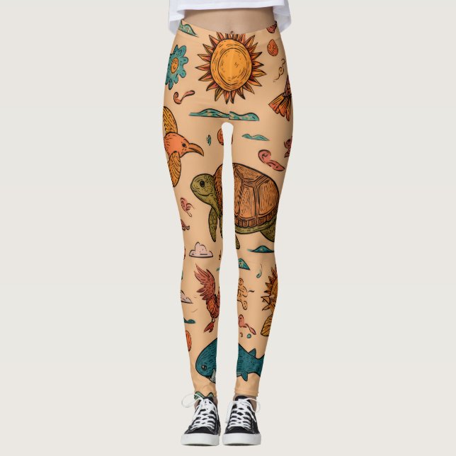 Palm & Sand Leggings Gift (Frente)