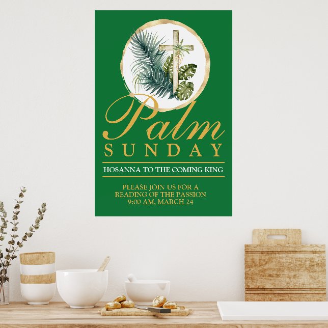Palm Sunday Poster (Cozinha)