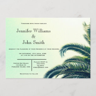 Palm Tipografia Destino Convites De Casamento