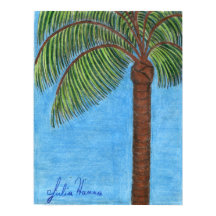 Palm Tree Poster por Julia Hanna