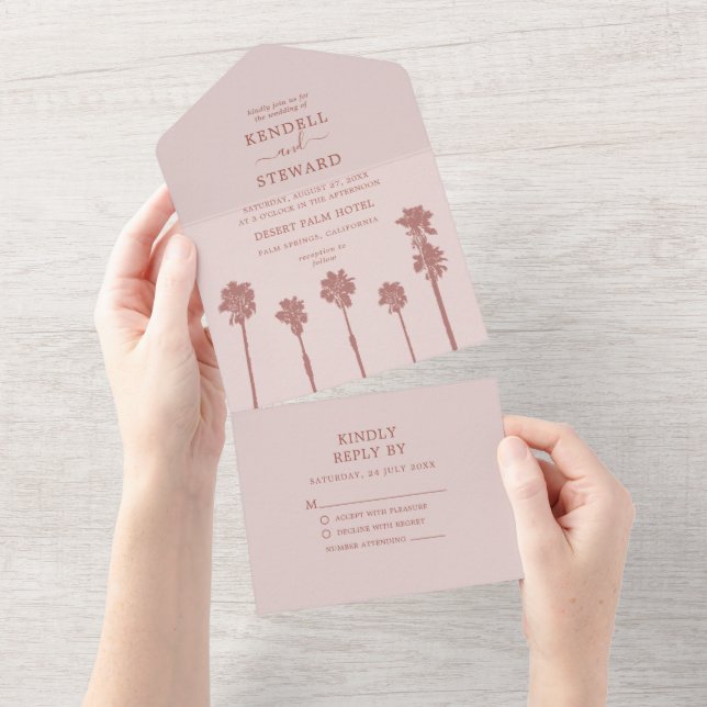 Palm Tree Romance Wedding Suite (Tearaway)