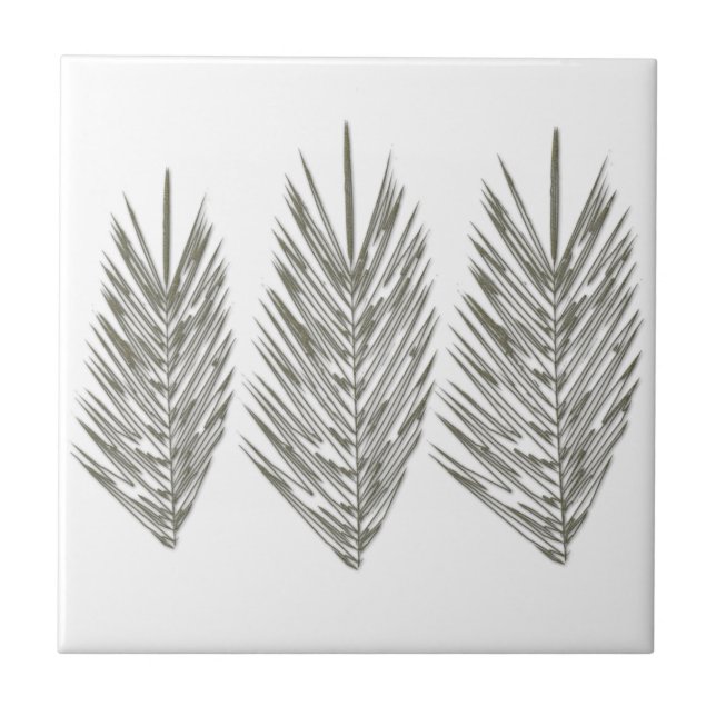 Palma branca preta deixa desenho (Frente)