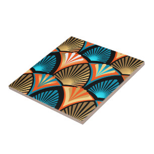 Palma geométrica deixa padrão de ouro na Arte Deco