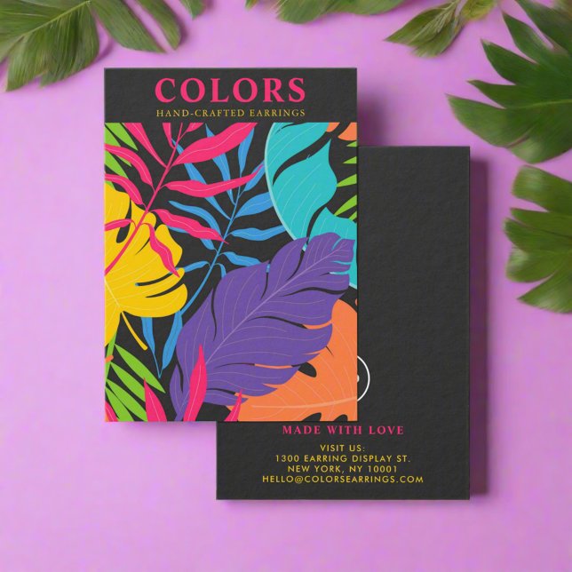 Palma Tropical Colorida Deixa Os Ouvidos (Criador carregado)