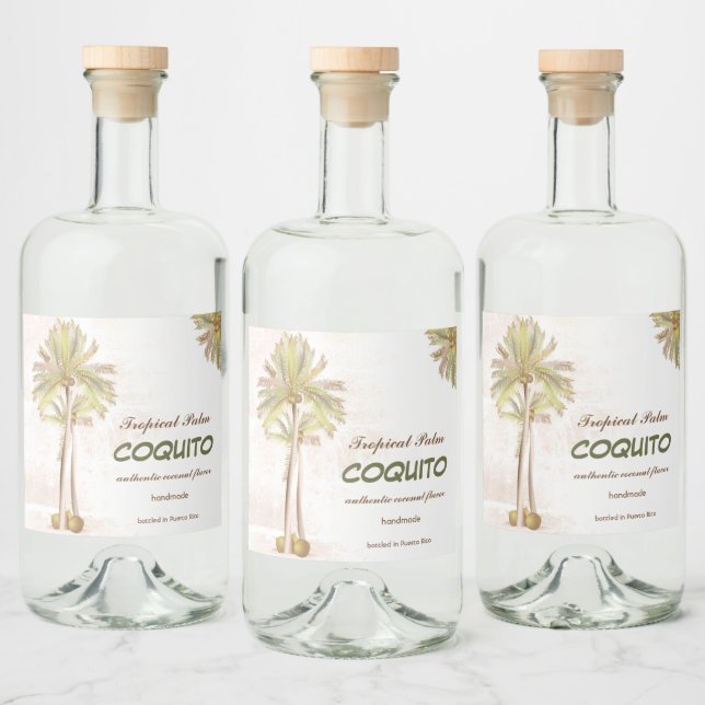 Palma Tropical de Coquito (Garrafas)