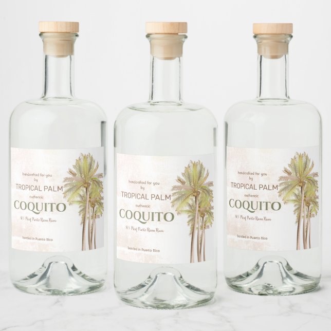 Palma Tropical de Coquito (Garrafas)