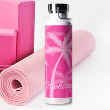 Palmas Quentes Tendentes, Rosa Magenta Cute Monogr