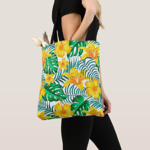 Palmas Tropicais de Tote Bag