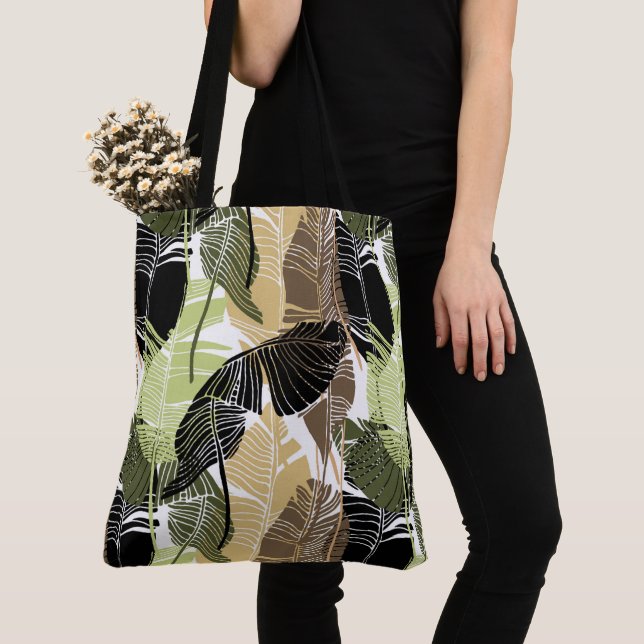 Palmas Tropicais de Tote Bag (Close Up)