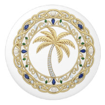 Palmeira de Cristal Dourado 2D Gráfico Casa de Pra