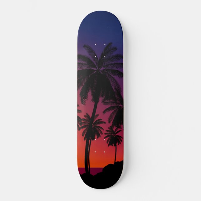Palmeira no Sunset Skateboard (Frente)