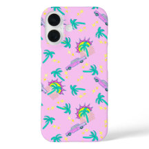 palmeiras-palmeiras-cor-de-rosa e carro