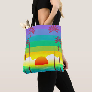 Palms Beach Tote Bag