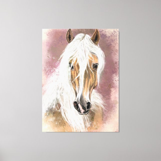 Palomino Horse Canvas (Frente)