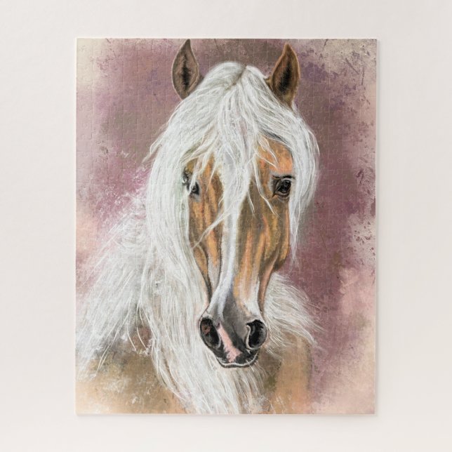 Palomino Horse Jigsera Quebra-cabeça - Pintura (Vertical)