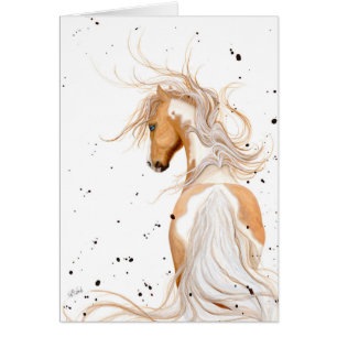 Palomino majestoso do cavalo pelo cartão de BiHrL