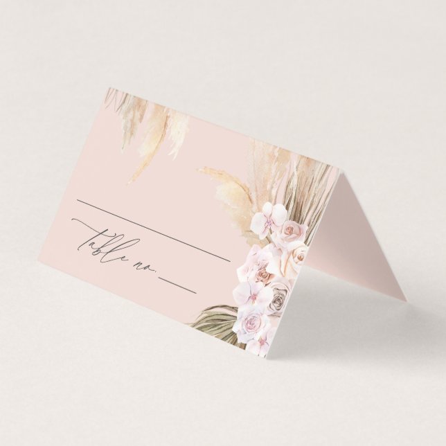 Pampas botânicas secas, rústicas naturais (Frente)