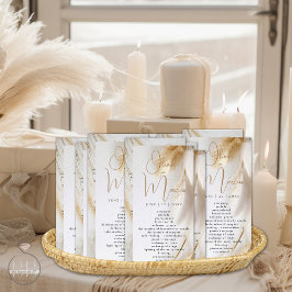 Pampas Douradas Elegante Boêmian