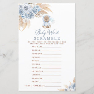 Pampas Grass Boho Bear Bear Bear Jogo