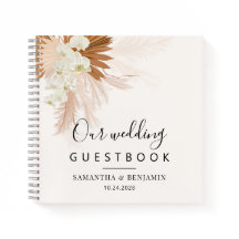 Pampas Grass Terracotta - Livro de Convidados