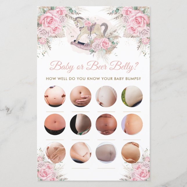 Pampas Rosa-Rosa-Rocco Bebê ou Belga-Cerveja (Frente)