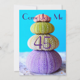 Pamper o convite da celebração do aniversário do