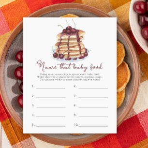 Pancakes, chá de fraldas, dá um nome ao jogo da co