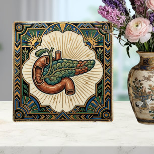 Pâncreas Anatômico Art Déco Diabetes