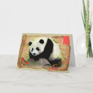 Panda 5 - Cartão de Saudação