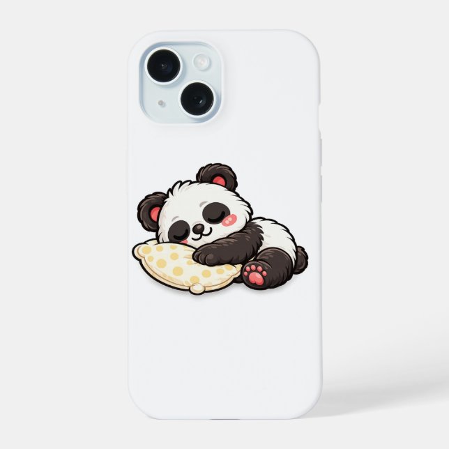 Panda Adormecido Fofo com Travesseiro (Verso)