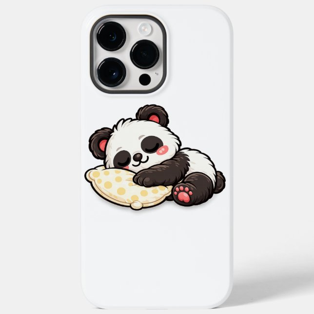 Panda Adormecido Fofo com Travesseiro (Verso)