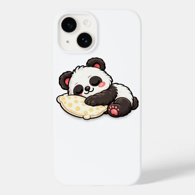 Panda Adormecido Fofo com Travesseiro (Verso)
